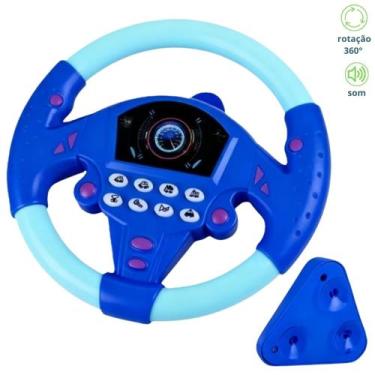 Imagem de Brinquedo Volante Musical C/Som Infantil Gira 360 Educativo - - Europi