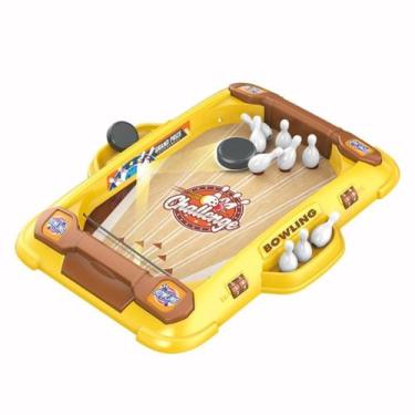 Imagem de Kit Jogo Boliche Infantil Mesa Brinquedo Educativo Coordenação - Arts