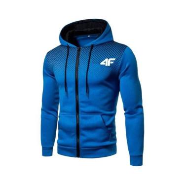 Imagem de Conjunto Esportivo Masculino Casual Com Moletom Com Capuz E Calças De 