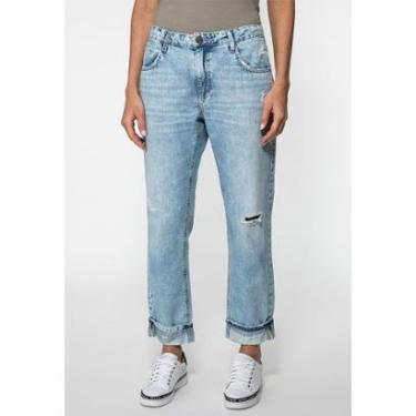 Imagem de Calça Jeans Guess Boyfriend Azul Claro-Feminino