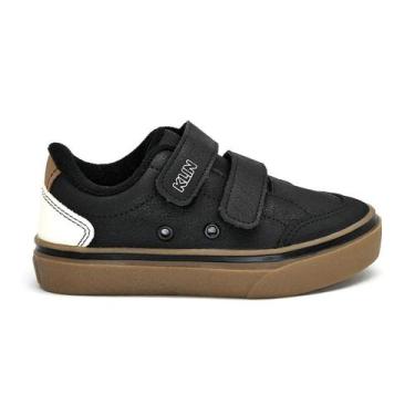 Imagem de Tênis Infantil Básico Klin Freestyle Mini 260059000, Preto off, Taupe,