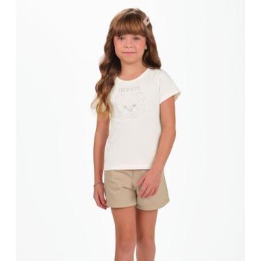 Imagem de Conjunto Infantil Blusa Com Shorts Trick Nick Bege, 1, Bege