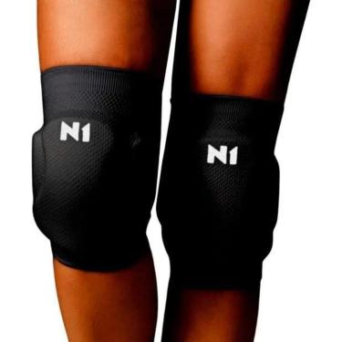 Imagem de Joelheira para Vôlei Spry N1 Sport Preto-Unissex