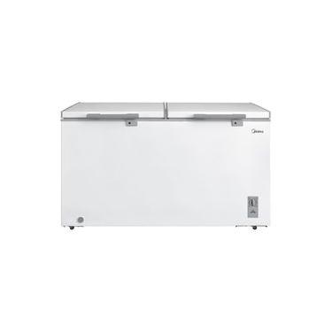 Imagem de Freezer Horizontal 2 Portas 418L Inverter Bivolt Branco Midea Bivolt