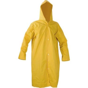 Imagem de Capa de chuva pvc com forro g amarela ca11125 Vonder