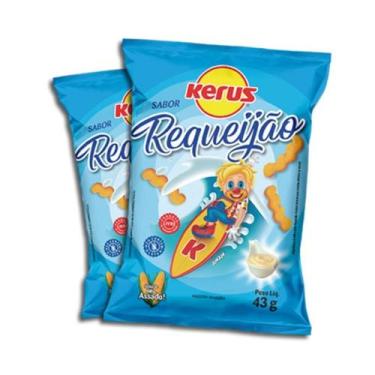 Imagem de Salgadinho kerus 43g requeijao c/10