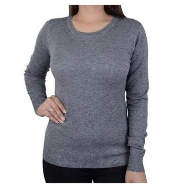 Imagem de Blusa Feminina Facinelli By Mooncity Cinza Médio - 651236-Feminino
