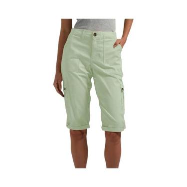 Imagem de Shorts Cargo Femininos Slim Retos Primavera Verão Moda Casual Multibol