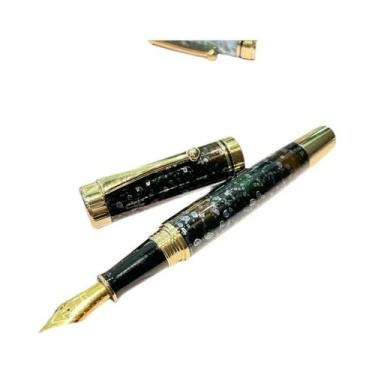 Imagem de Caneta-tinteiro De Metal De Luxo Com Tampa Ergonômica De Torção E Pont