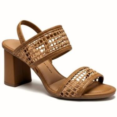 Imagem de Sandália Feminina Trissê Slide Salto Bloco Alto Dakota-Feminino