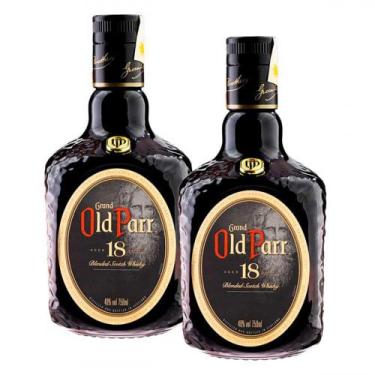 Imagem de Kit Whisky Old Parr 18 anos 750ml com 2 unidades
