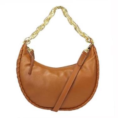 Imagem de Bolsa Feminina Média Schutz Shoulder Round Amari Couro Transversal 500182533-Feminino