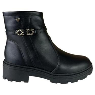 Imagem de Bota Coturno Feminina Mississipi Cano Curto Com Ziper Cor:;Tamanho:37-Feminino