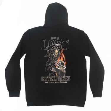 Imagem de Moletom Lost Canguru Bad Times - Preto (Brilha no escuro)-Masculino