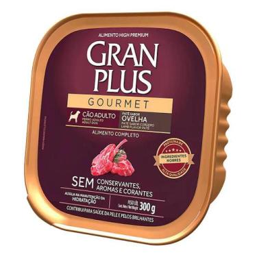 Imagem de Granplus Gourmet Patê para Cães Adultos Sabor Ovelha 300g - Gran Plus