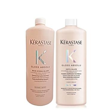 Imagem de Kit Gloss Absolu Bain Hydra Shampoo+ Condicionador 1L KHair - Própria