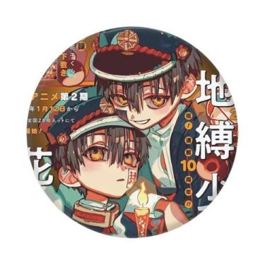 Imagem de Broche/Pin De Cosplay De 58mm Anime Hanako-kun Minamoto Kou Yashiro Ne