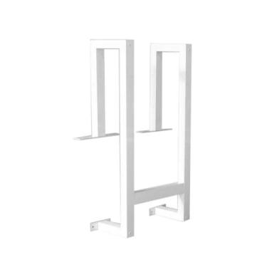 Imagem de Corrimão Para Escada Marinheiro Alumínio 60x40cm Kazan Branco, Branco