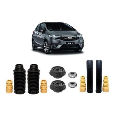 Imagem de Kit Do Amortecedor Dianteiro Traseiro Honda Fit 2009 A 2019 - QualyKit