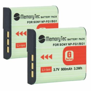 Imagem de Kit 2 Baterias NP-BG1 MemoryTec Compatível com Sony H3 H7 H9 H10 H20 H