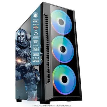 Imagem de PC Gamer AMD Ryzen 5 4600G, 16GB RAM, Placa de video Radeon Vega 7, SS