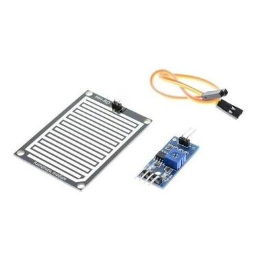 Imagem de Módulo Sensor de Chuva com Cabos para Arduino - 3,3-5V - RB
