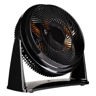 Imagem de Ventilador Circulador de Ar Turbo Mesa 35cm Preto/Bronze Turbão, 110V