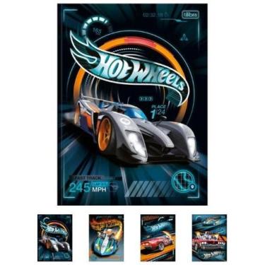 Imagem de Caderno 048 brochurao cd top hot wheels - Tilibra