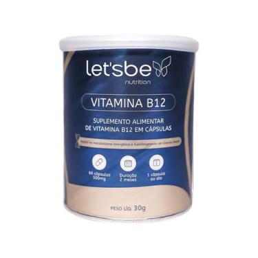 Imagem de Vitamina B12 - 60 Cápsulas - LetsBe Nutrition