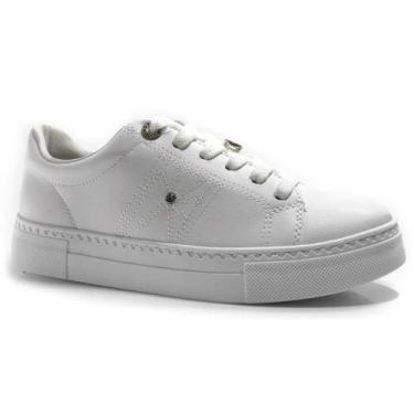 Imagem de Tênis Casual Feminino Via Marte 138-005-01, Branco, 38