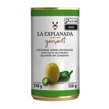 Imagem de Azeitona Recheada com Pasta de Jalapeño La Explanada 150g