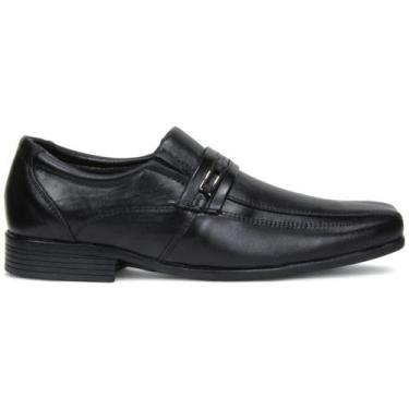 Imagem de Sapato Social Zapattero Couro 6050 Masculino, 39, Preto