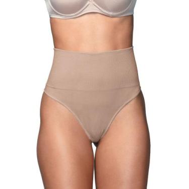 Imagem de Calcinha Cinta Fio dental Ultraleve DeMillus 46005, Bege rosado, PE