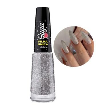 Imagem de Esmalte para Unhas Sublime Cor Filha Única Glitter 702 8ml Guga