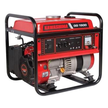Imagem de Gerador Kawashima Gg1500 A Gasolina 1,2kw Mono 120v/60hz