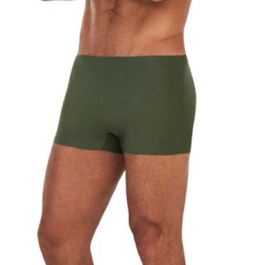 Imagem de Sunga Masculina Alto Giro Boxer Verde Alga - 24703, P, Verde