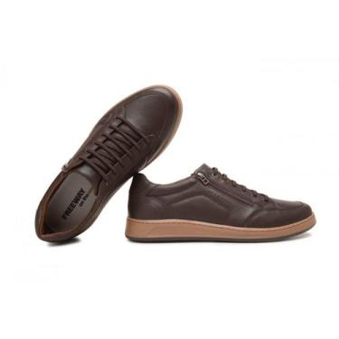 Imagem de Sapatênis Em Couro Freeway Cooper 10 Masculino, Malbec, 39