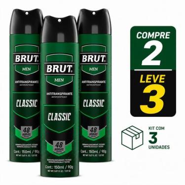 Imagem de COMPRE 2 LEVE 3 - Antitranspirante BRUT Men Classic 150ml