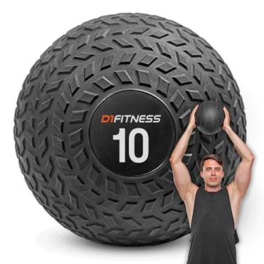 Imagem de Slam Ball 10kg - D1Fitness - Texturizada Azul