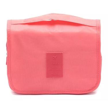 Imagem de Necessaire Feminina Masculina Viagem Organizador De Mala - PGB, Coral