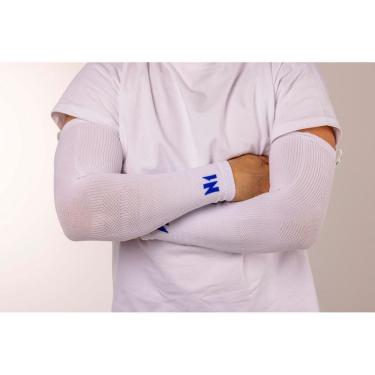 Imagem de Protetor De Braço Branco G Licenciado Cruzeiro Conforto E Resistência N1 Sport