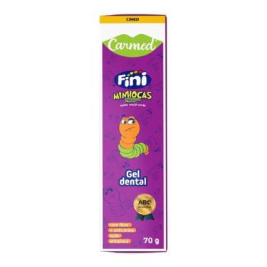 Imagem de Gel Dental Carmed Fini Minhocas 70g Com Flúor Anticárie