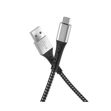 Imagem de Cabo Micro USB para USB - Cabo em Nylon Trançado - 1.2 metro - Geonav ESMIBK