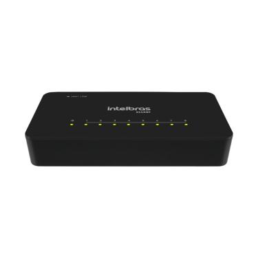 Imagem de Switch 8 portas Intelbras S1108F - Fast Ethernet 100Mbps - LAN PoE Passivo - 4760117