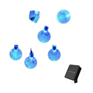 Imagem de 100 Luzes De Cordão LED Solares Para Exterior, Impermeáveis, 12M, Deco