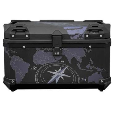 Imagem de Baú Superior Scam Keyless 65L Preto Fosco Com Senha, Preto Fosco