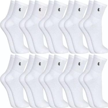Imagem de Kit 10 Pares Meias Lupo Original Algodão Cano Alto Longo Masculina Aca