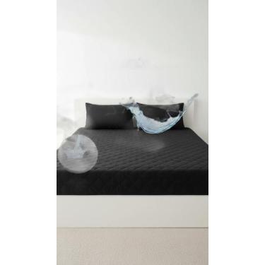 Imagem de Protetor Colchão Impermeável Casal Preto - Congratulations Store