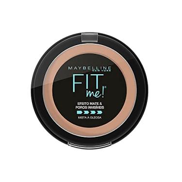 Imagem de Maybelline New York Pó Compacto Fit Me Efeito Mate e Poros Invisíveis Médio Rosado R05, 100% matte, controla o brilho, sela a maquiagem, disfarça poros e dura até 12 horas