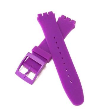Imagem de Pulseira Relógio Para A Marca Swatch 17 E 19mm Irony Cores - Genérica,